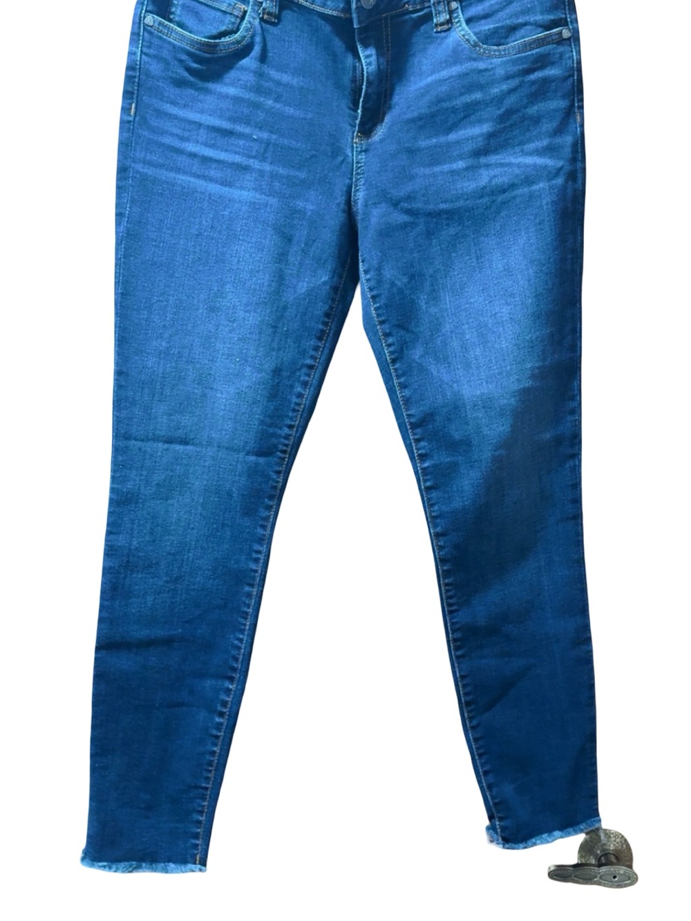KUT Women's Slim Fit Blue Jeans